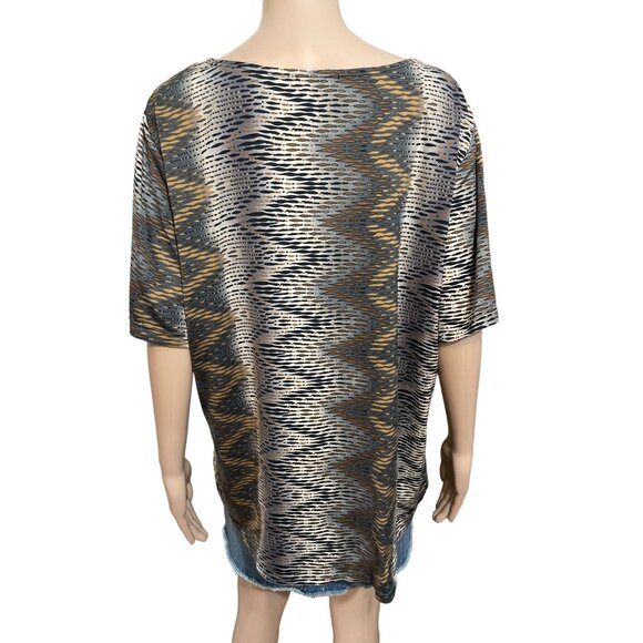 Elementz Woman Multicolored Blouse Size 2X - Picture 3 of 3